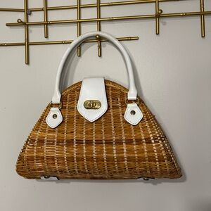 Kate Landry Woven Handbag